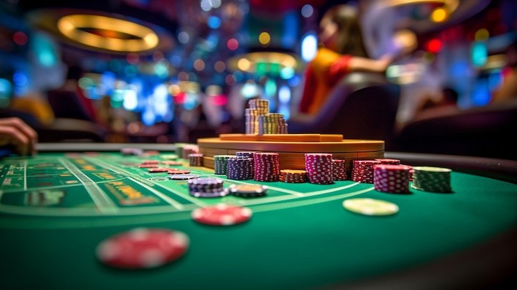 Mobile phone displaying live roulette table